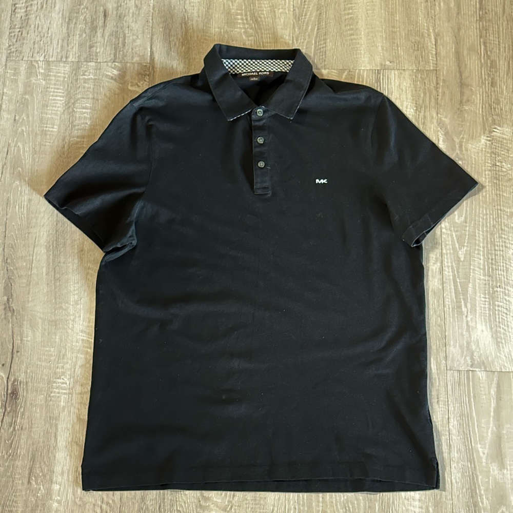 Men's Black Michael Kors Polo Shirt